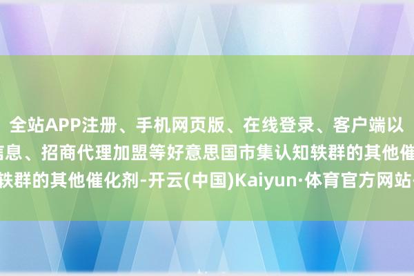 全站APP注册、手机网页版、在线登录、客户端以及发布平台优惠活动信息、招商代理加盟等好意思国市集认知轶群的其他催化剂-开云(中国)Kaiyun·体育官方网站-登录入口